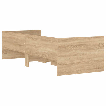 vidaXL Bed Frame with Storage Sonoma Oak 80 x 200 cm Engineered Wood