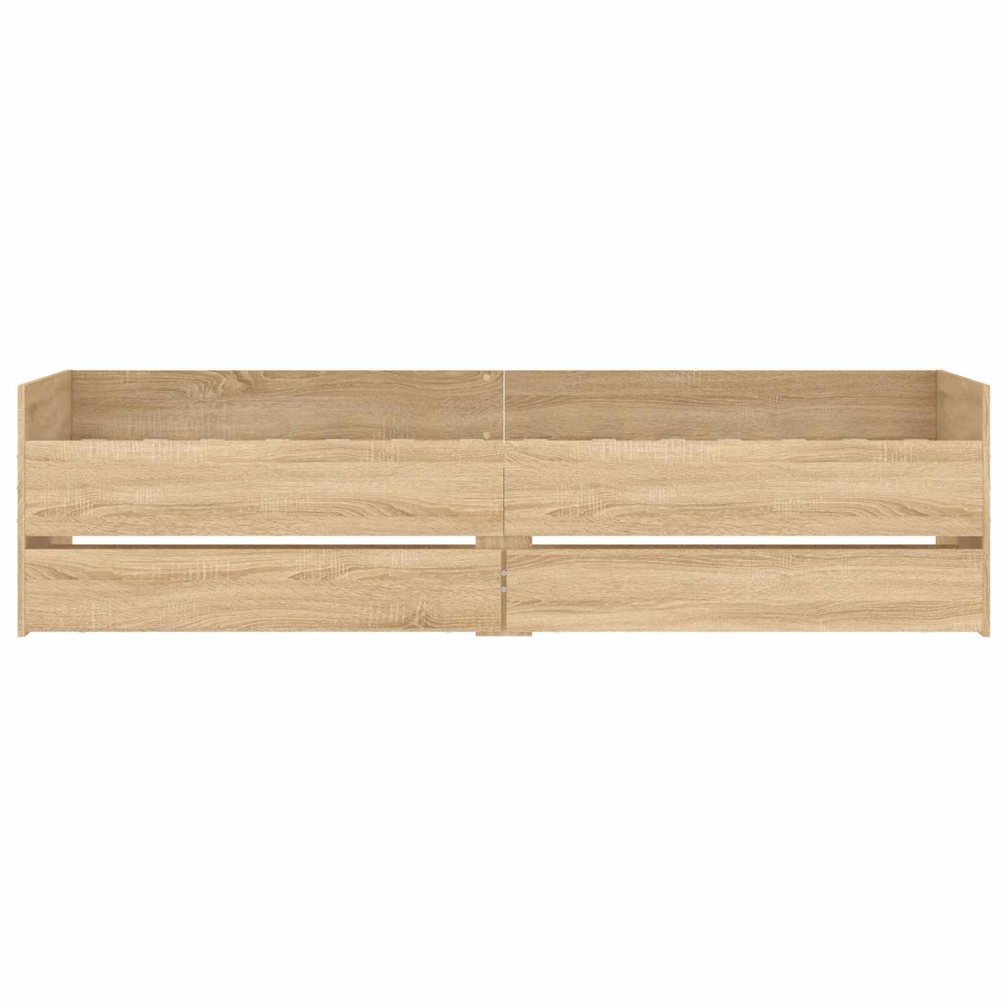 vidaXL Bed Frame with Storage Sonoma Oak 80 x 200 cm Engineered Wood