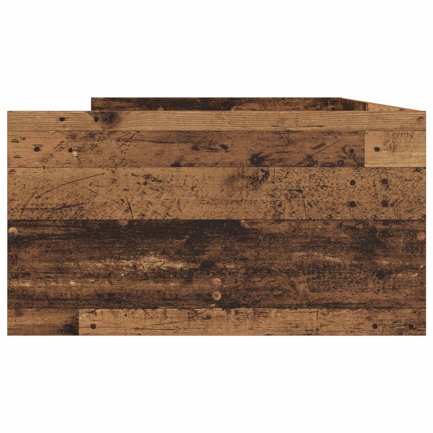 vidaXL Bed Frame with Storage Old Wood 80 x 200 cm Engineered Wood
