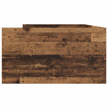 vidaXL Bed Frame with Storage Old Wood 80 x 200 cm Engineered Wood