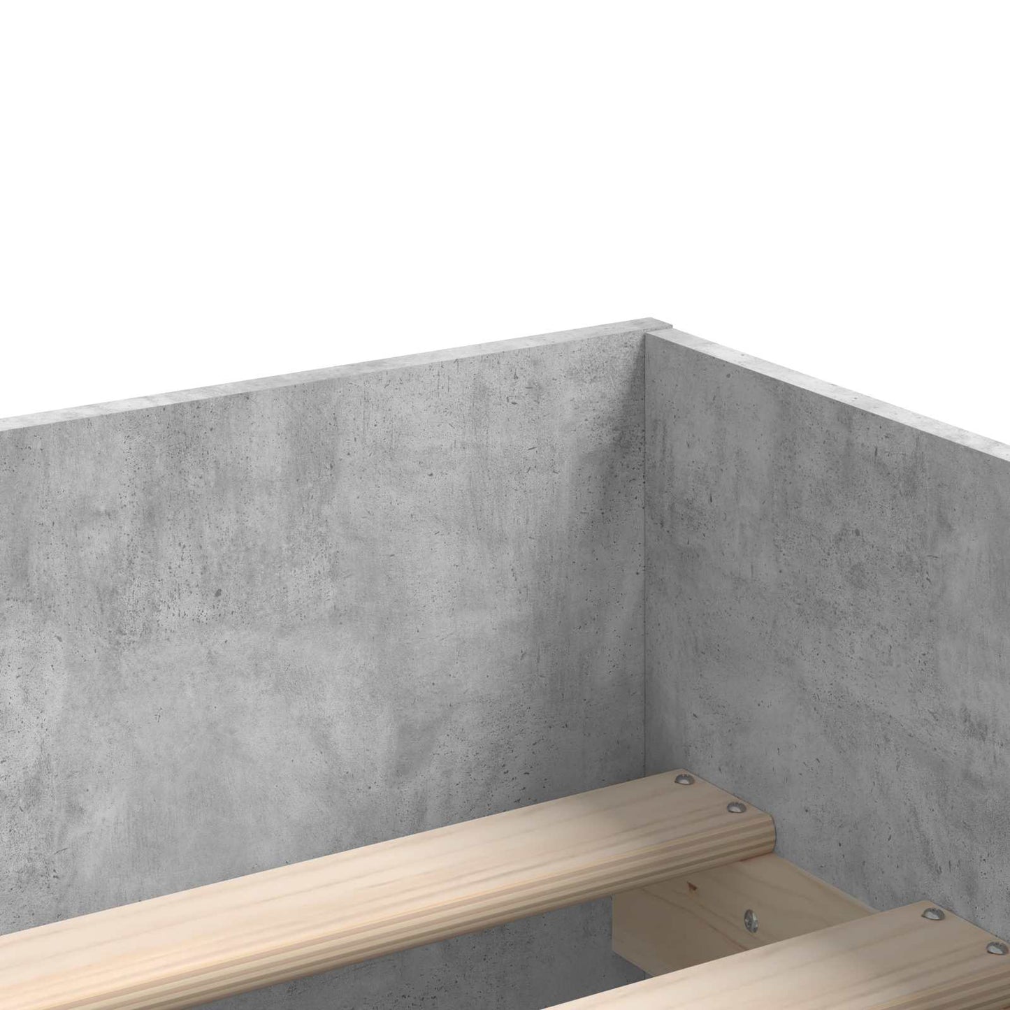 vidaXL Bed Frame with Storage Grey Sonoma 80 x 200 cm Engineered Wood