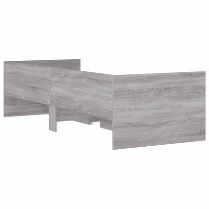 vidaXL Bed Frame with Storage Concrete Grey 80 x 200 cm
