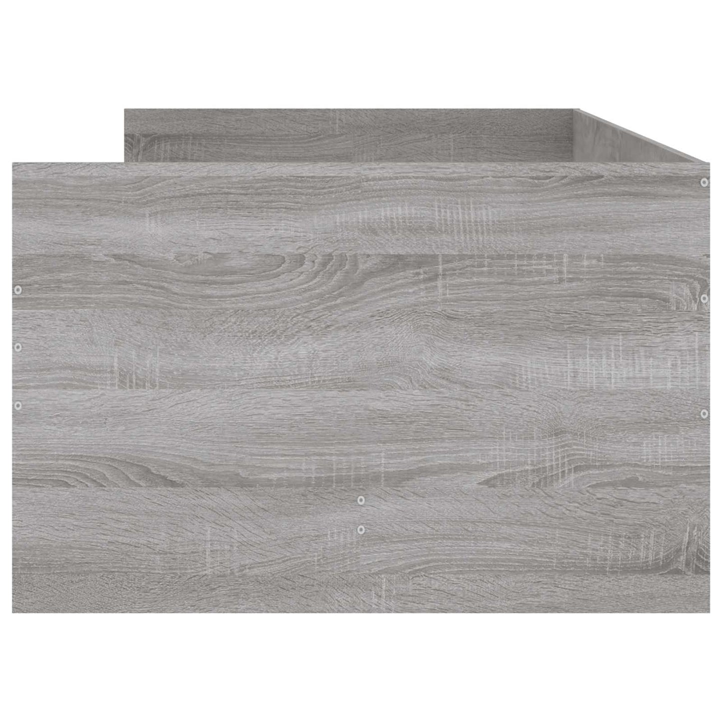 vidaXL Bed Frame with Storage Concrete Grey 80 x 200 cm