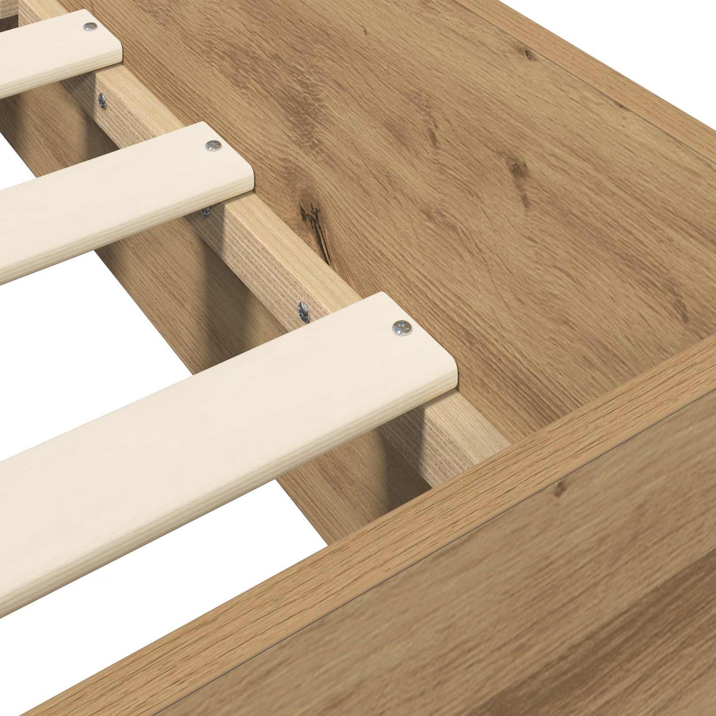 vidaXL Bed Frame with Storage Artisian Oak 80 x 200 cm Engineered Wood