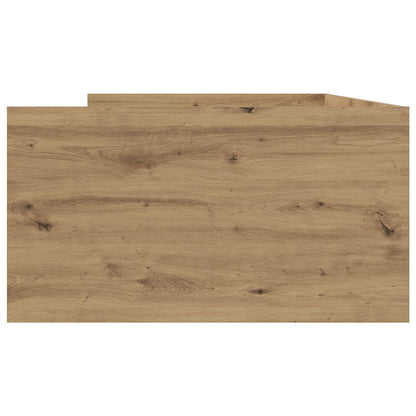 vidaXL Bed Frame with Storage Artisian Oak 80 x 200 cm Engineered Wood