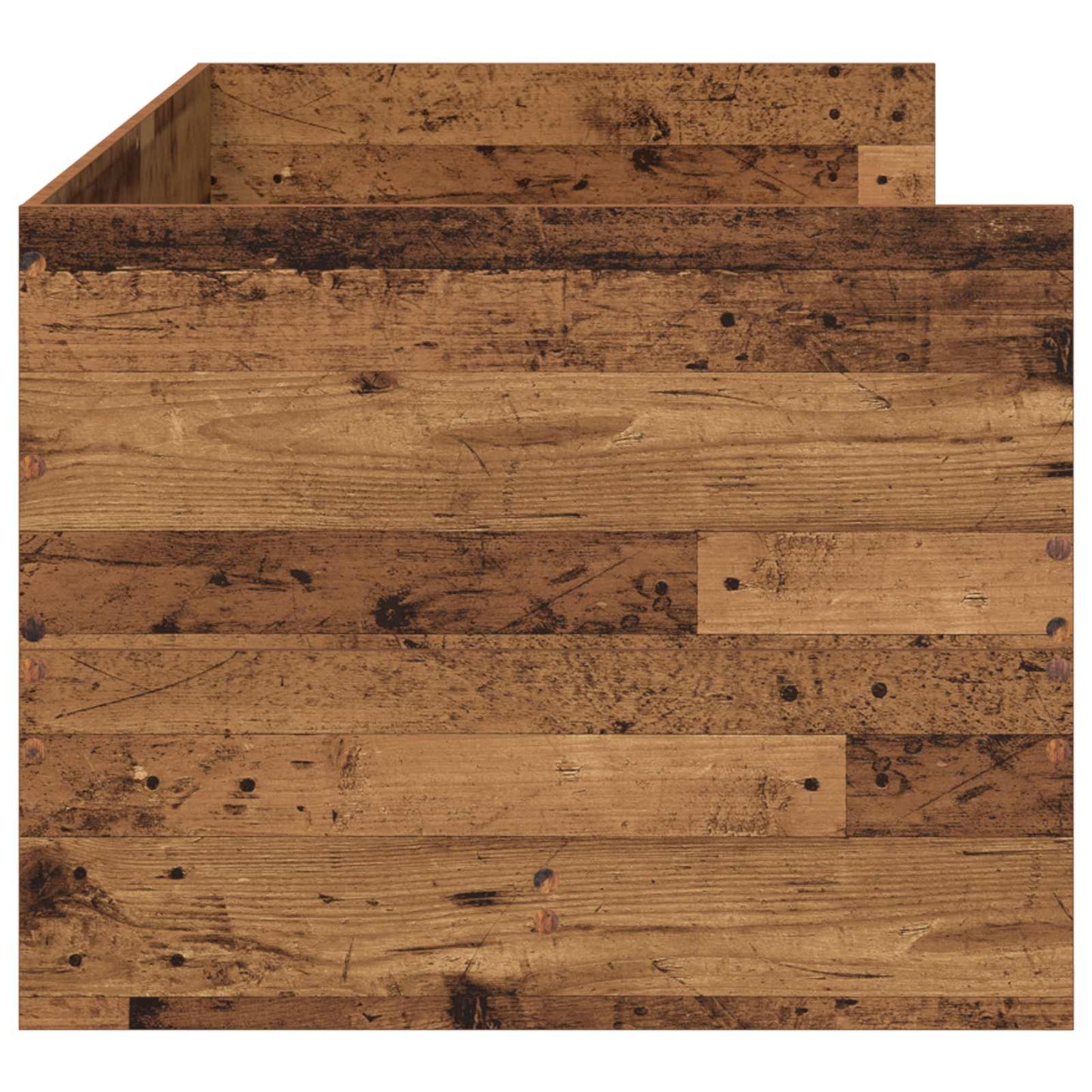 vidaXL Bed Frame with Storage Old Wood 80 x 200 cm Engineered Wood