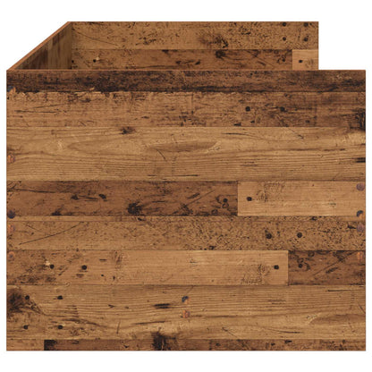 vidaXL Bed Frame with Storage Old Wood 80 x 200 cm Engineered Wood