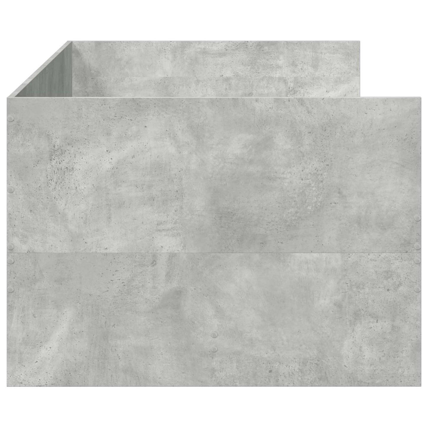 vidaXL Bed Frame with Storage Concrete Grey 80 x 200 cm