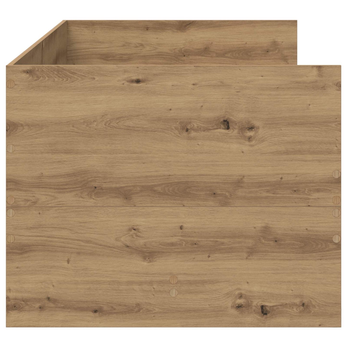 vidaXL Bed Frame with Storage Artisian Oak 80 x 200 cm Engineered Wood