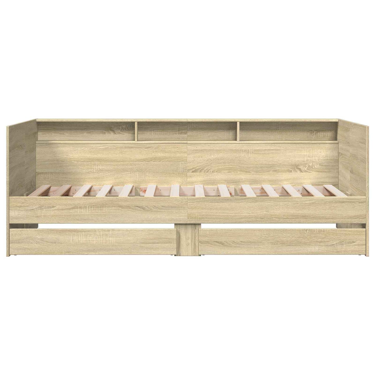 vidaXL Bed Frame with Storage Sonoma Oak 80 x 200 cm Engineered Wood