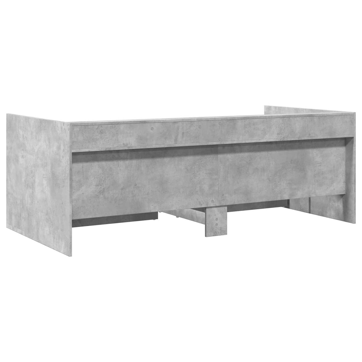 vidaXL Bed Frame with Storage Concrete Grey 80 x 200 cm