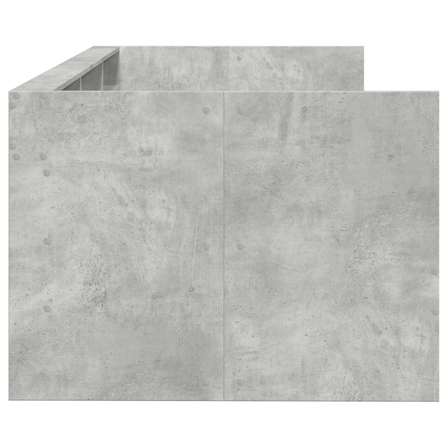 vidaXL Bed Frame with Storage Concrete Grey 80 x 200 cm