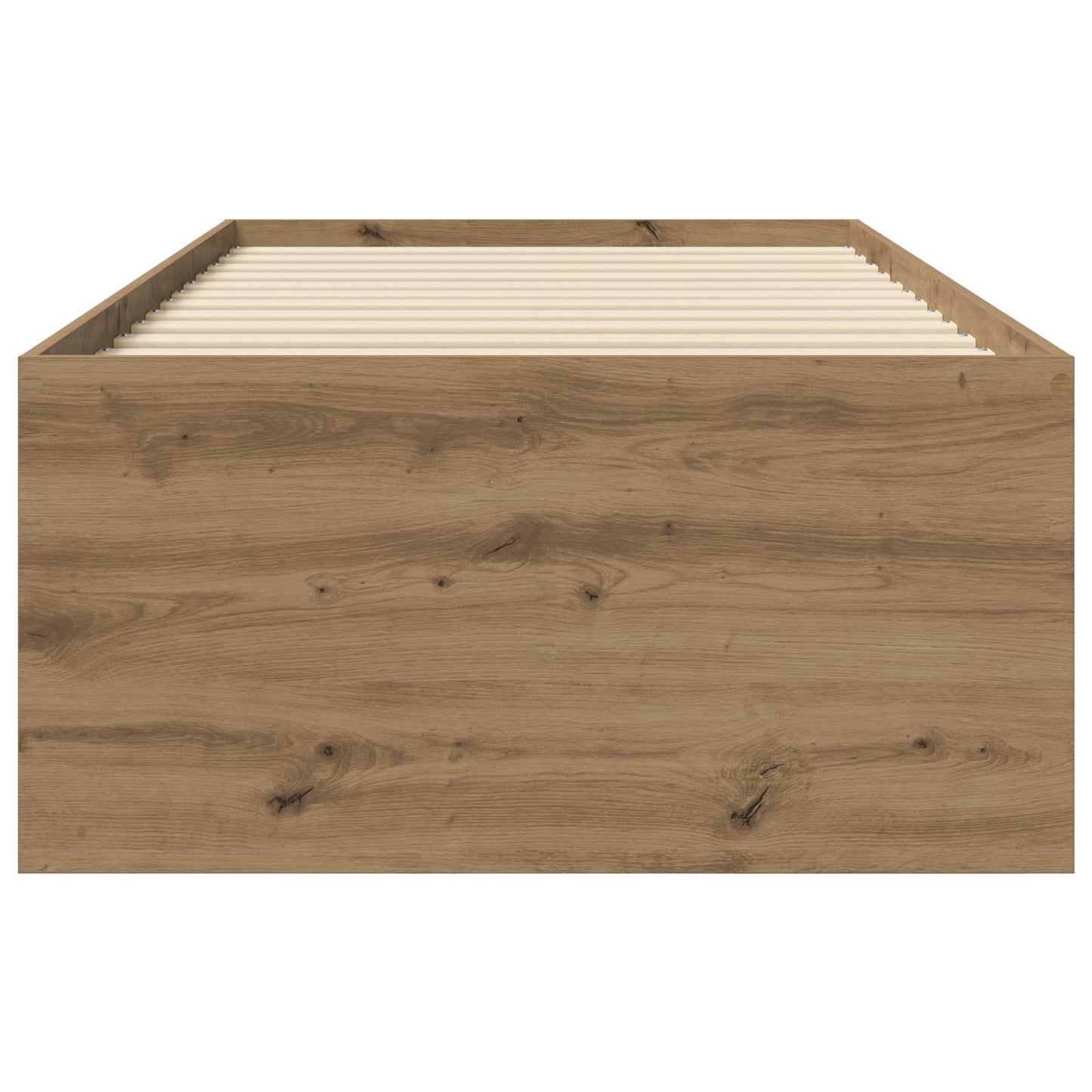 vidaXL Bed Frame with Storage Artisian Oak 80 x 200 cm Engineered Wood