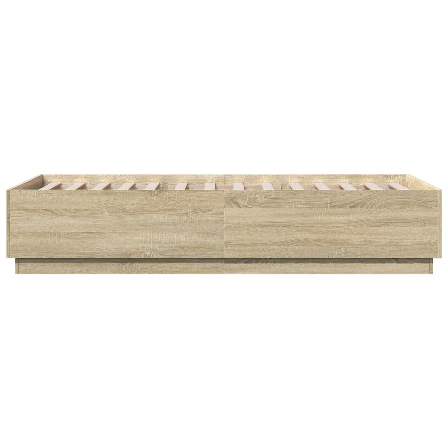 vidaXL Bed Frame Sonoma Oak 80 x 200 cm Engineered Wood