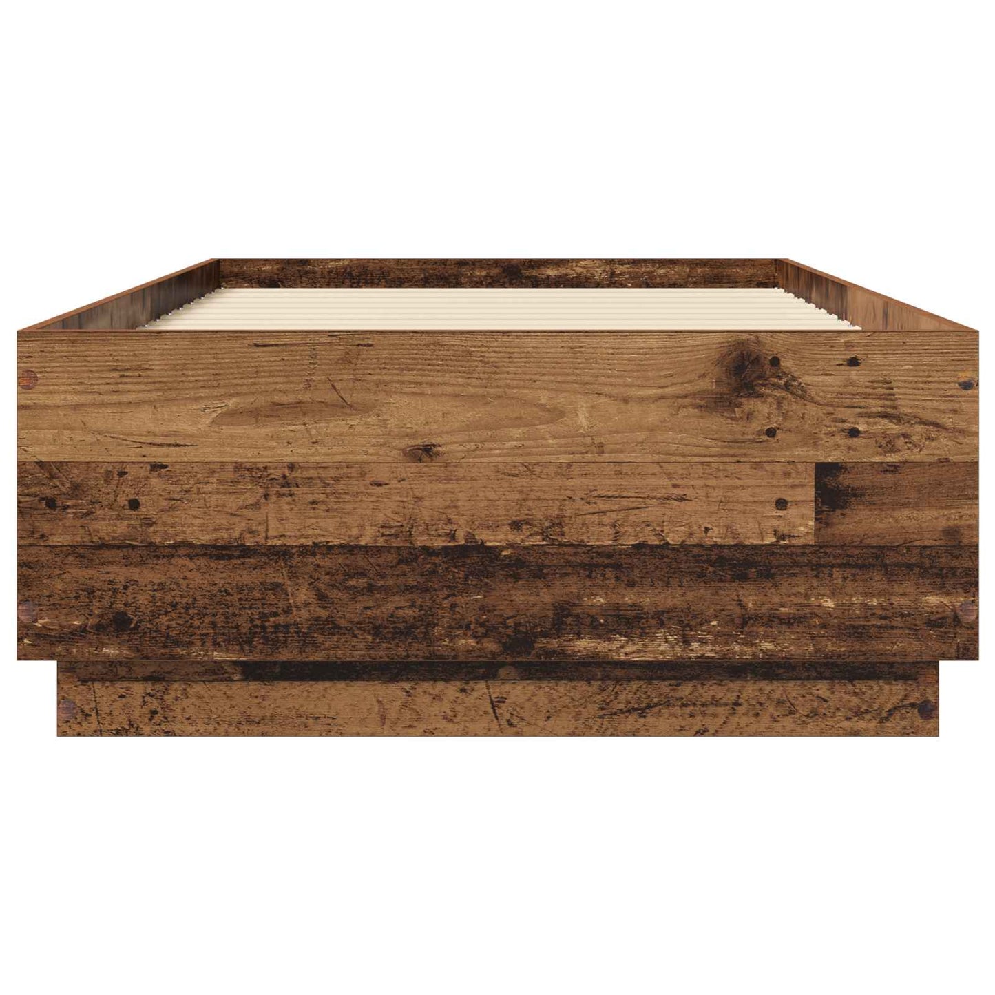 vidaXL Bed Frame Old Wood 80 x 200 cm Engineered Wood
