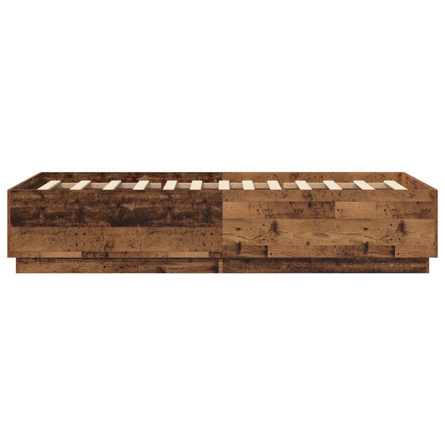 vidaXL Bed Frame Old Wood 80 x 200 cm Engineered Wood