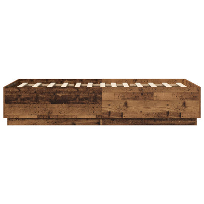 vidaXL Bed Frame Old Wood 80 x 200 cm Engineered Wood