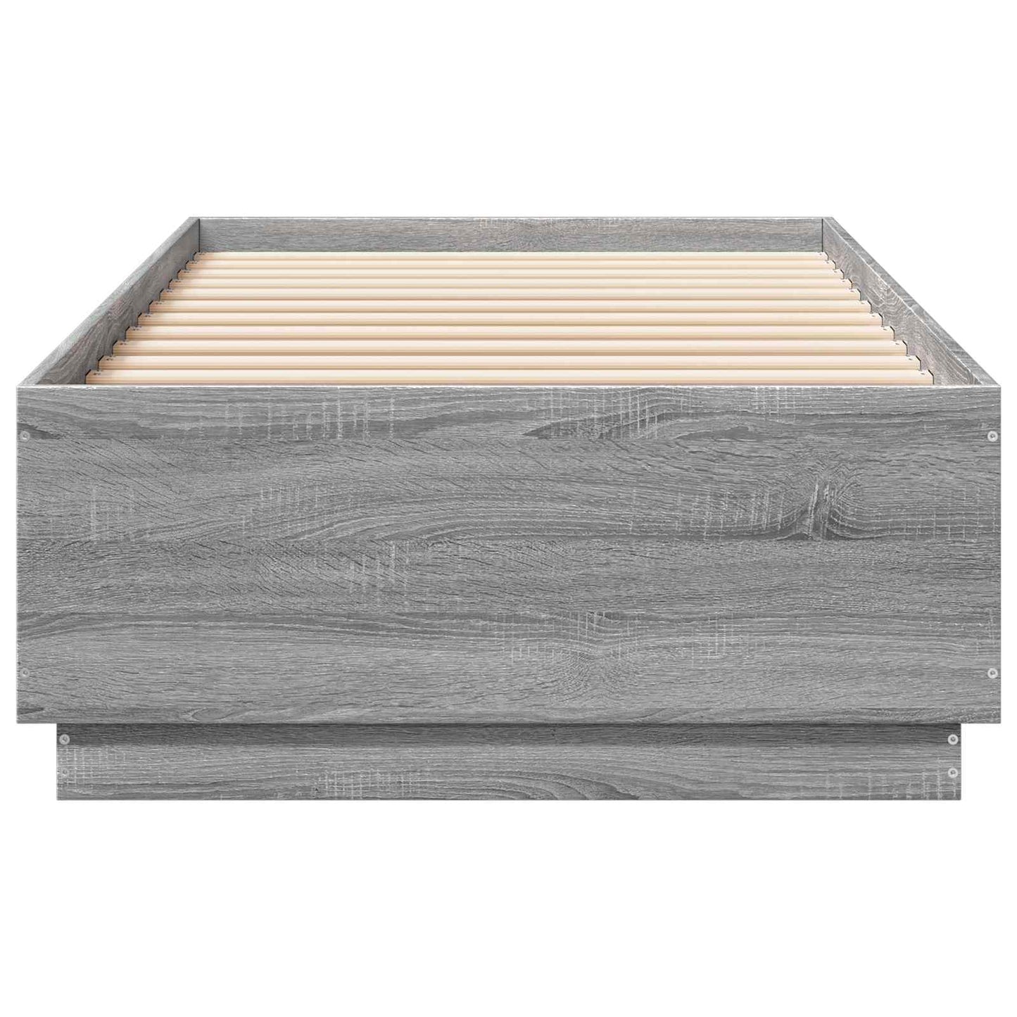 vidaXL Bed Frame Grey Sonoma 80 x 200 cm Engineered Wood