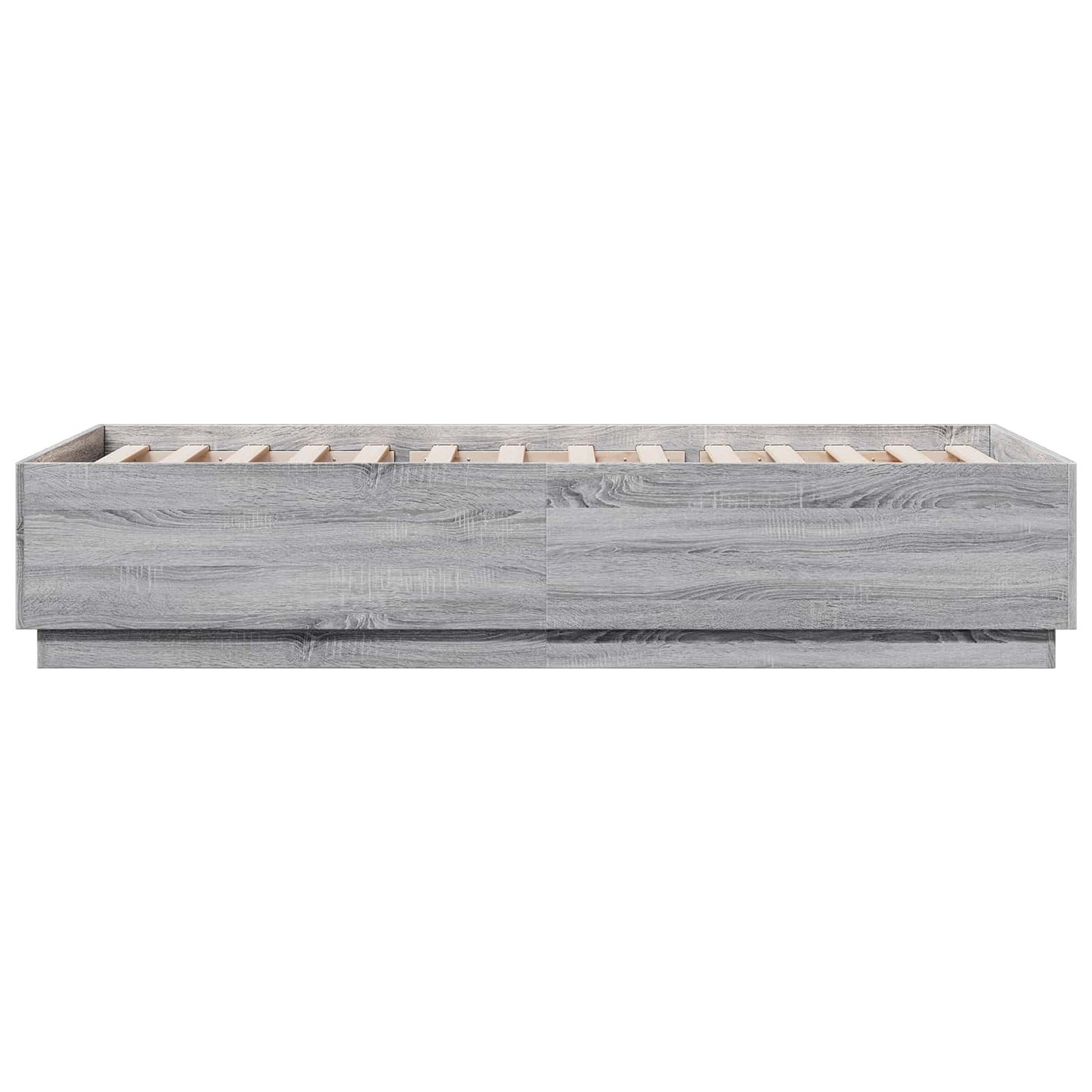 vidaXL Bed Frame Grey Sonoma 80 x 200 cm Engineered Wood