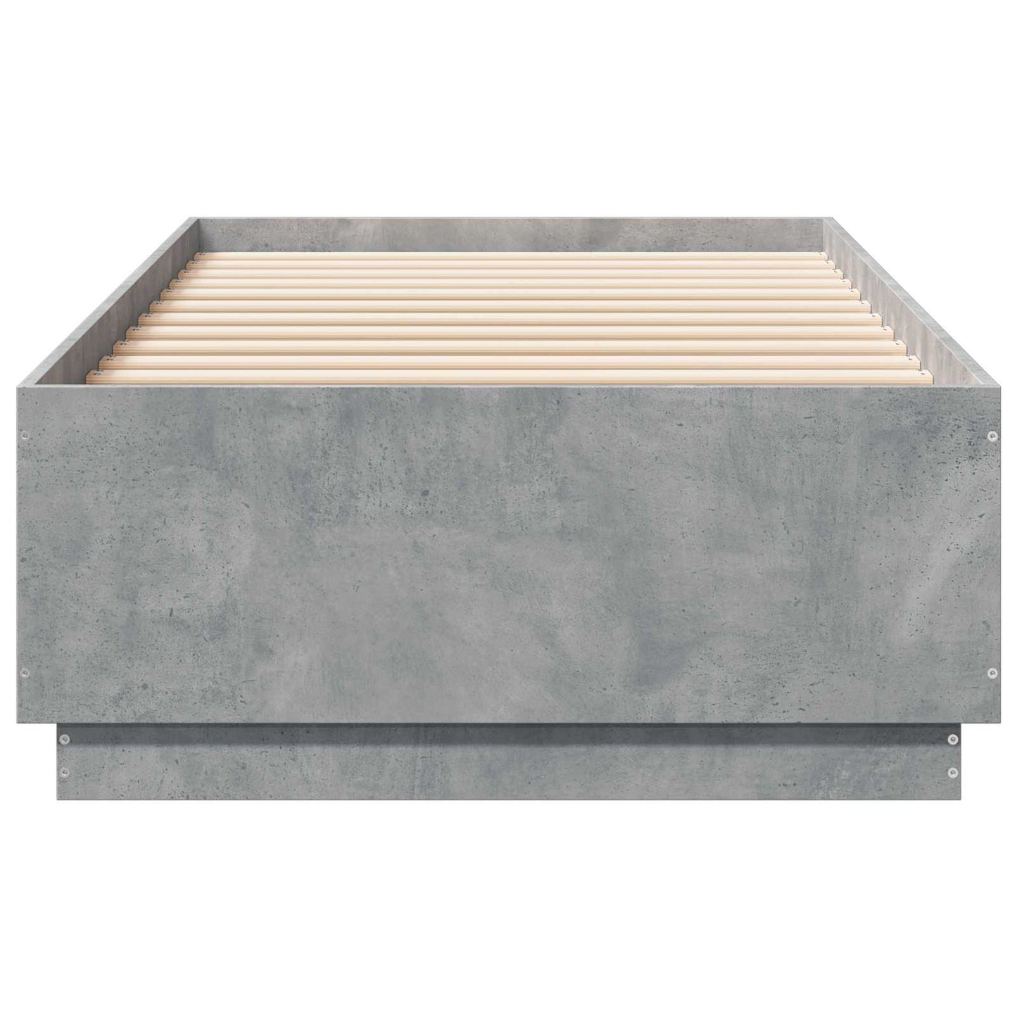 vidaXL Bed Frame Concrete Grey 80 x 200 cm Engineered Wood