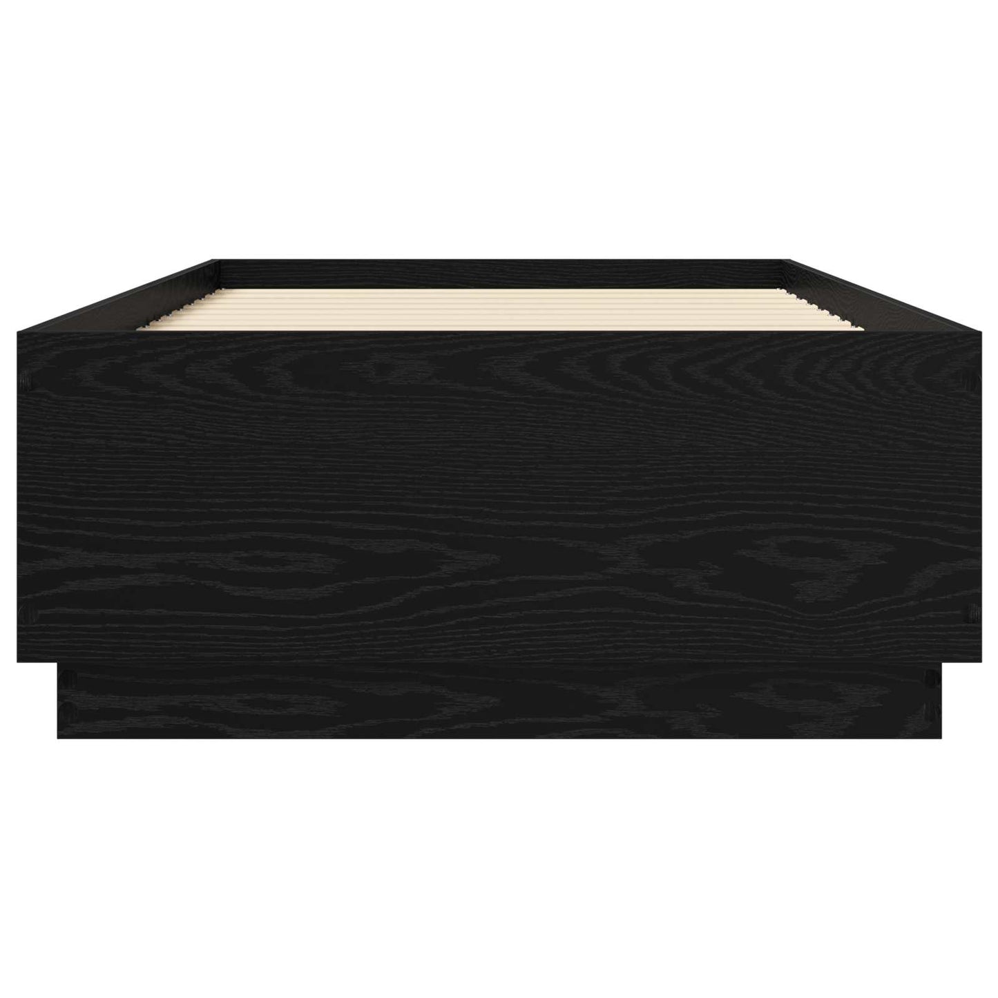 vidaXL Bed Frame Black Oak 80 x 200 cm Engineered Wood