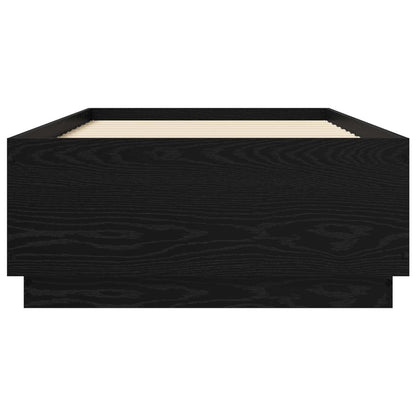 vidaXL Bed Frame Black Oak 80 x 200 cm Engineered Wood