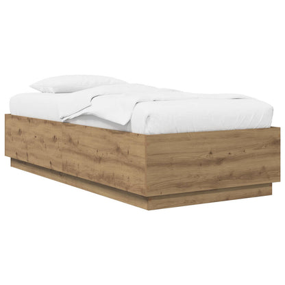 vidaXL Bed Frame Artisian Oak 80 x 200 cm Engineered Wood