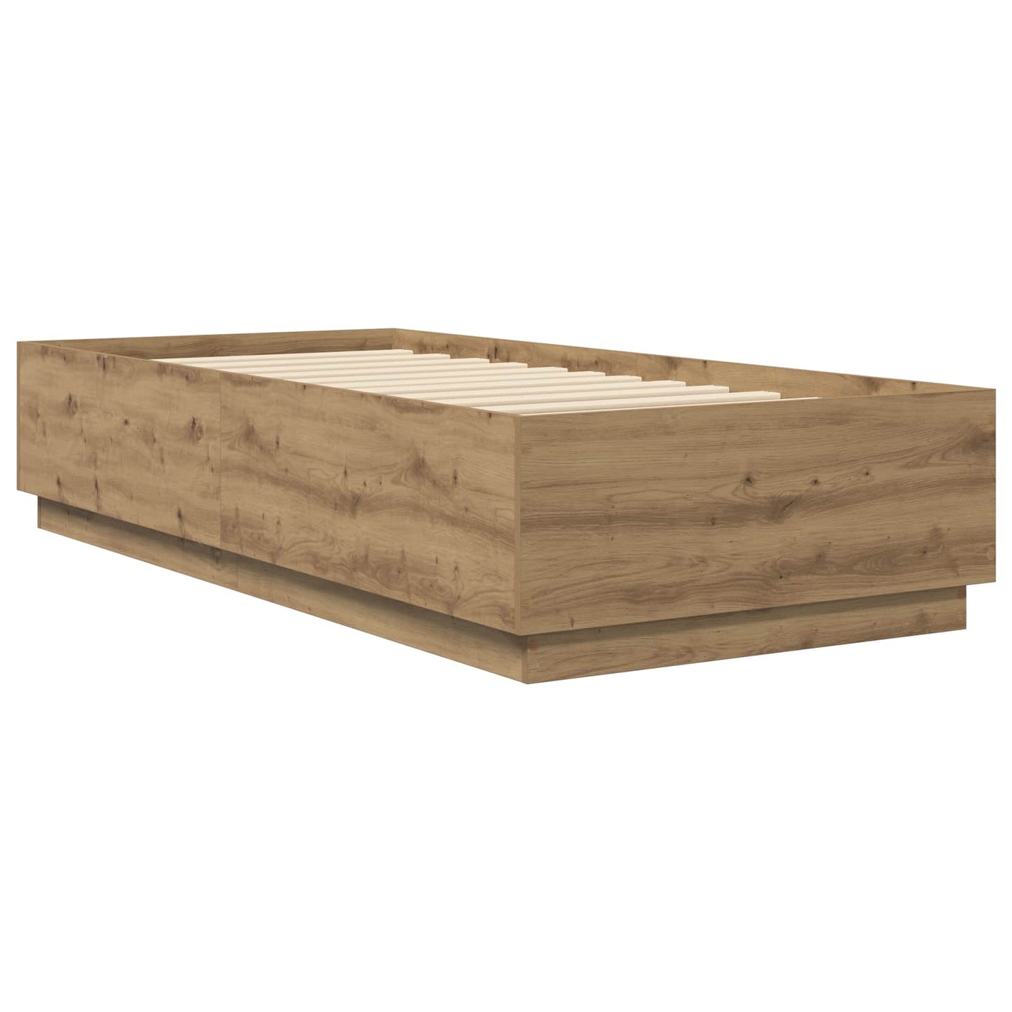 vidaXL Bed Frame Artisian Oak 80 x 200 cm Engineered Wood