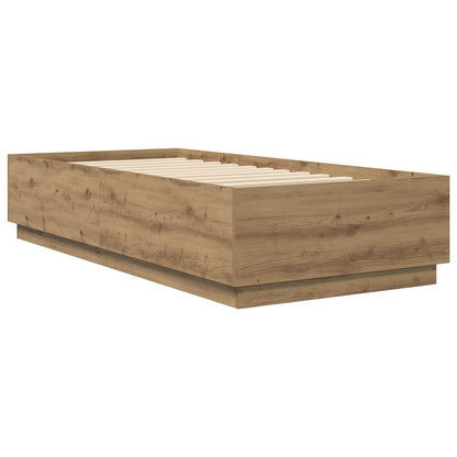 vidaXL Bed Frame Artisian Oak 80 x 200 cm Engineered Wood