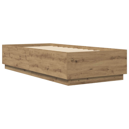 vidaXL Bed Frame Artisian Oak 80 x 200 cm Engineered Wood