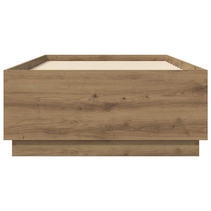 vidaXL Bed Frame Artisian Oak 80 x 200 cm Engineered Wood