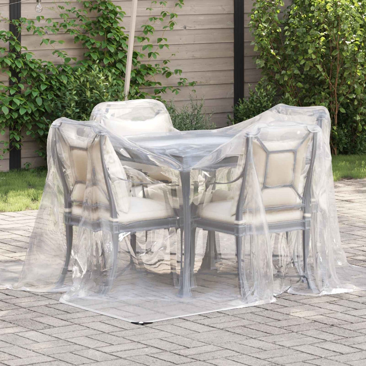 vidaXL Plant Cover Transparent 2 x 2 m PE