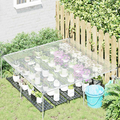 vidaXL Plant Cover Transparent 2 x 2 m PE
