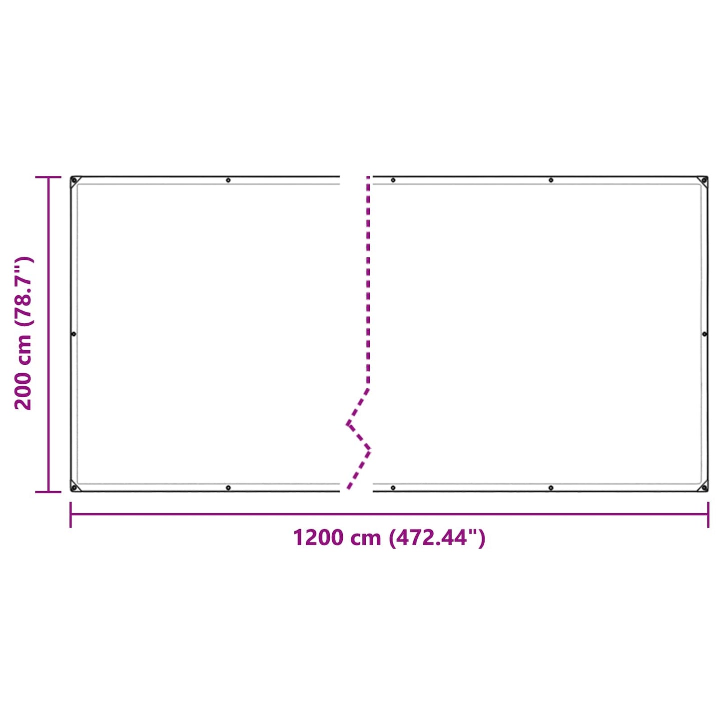 vidaXL Plant Cover Transparent 2 x 12 m PE