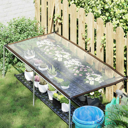 vidaXL Plant Cover Transparent 1 x 2 m PE