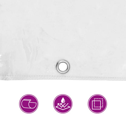 vidaXL Plant Cover Transparent 2 x 2 m PVC