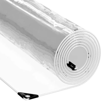 vidaXL Plant Cover Transparent 2 x 2 m PVC