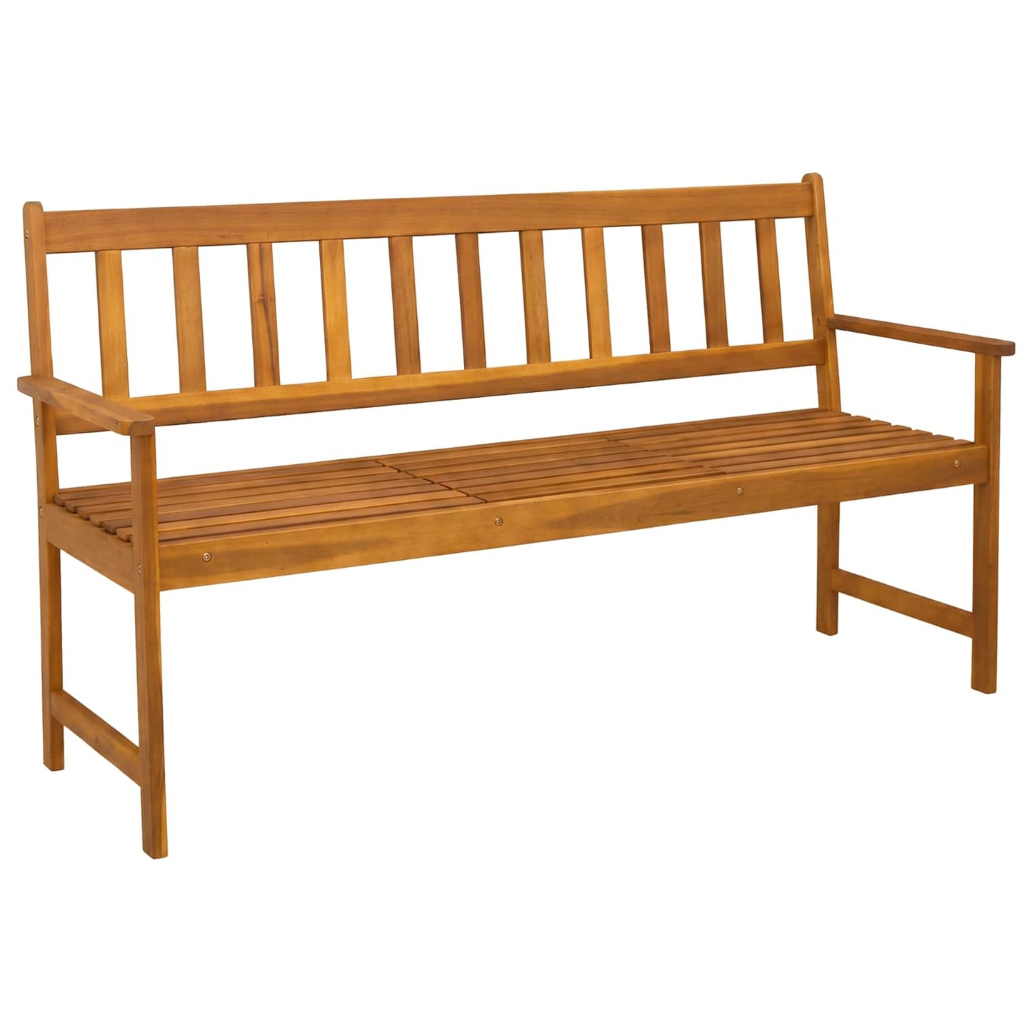 vidaXL Garden bench 158 x 55 x 89 cm Solid Acacia Wood Natural