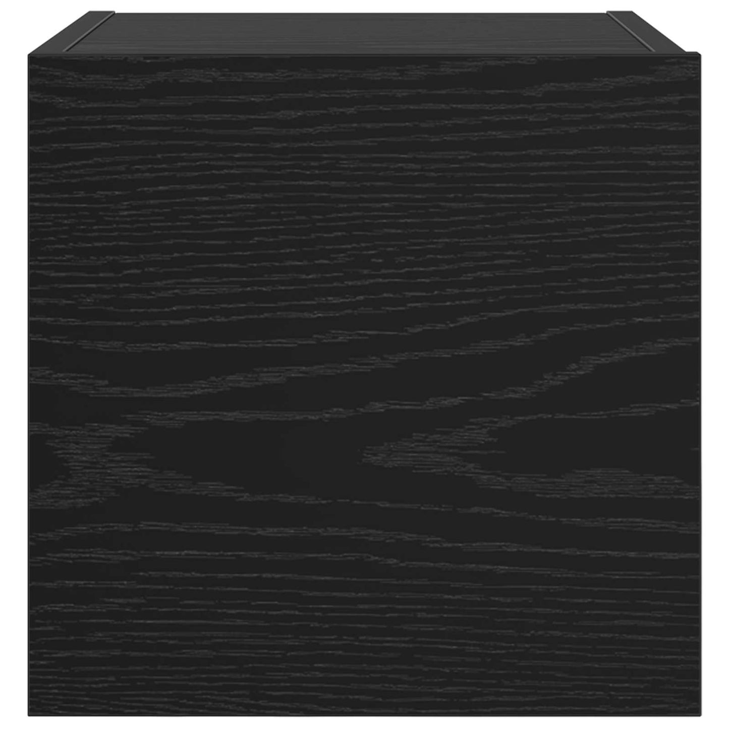 vidaXL Wall Mounted TV Cabinet 4 pcs Black Oak Engineered Wood