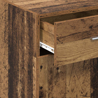 vidaXL Storage Cabinet Old Wood 40 x 42.5 x 93 cm Engineered Wood