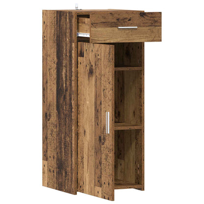 vidaXL Storage Cabinet Old Wood 40 x 42.5 x 93 cm Engineered Wood