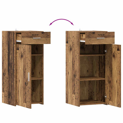 vidaXL Storage Cabinet Old Wood 40 x 42.5 x 93 cm Engineered Wood