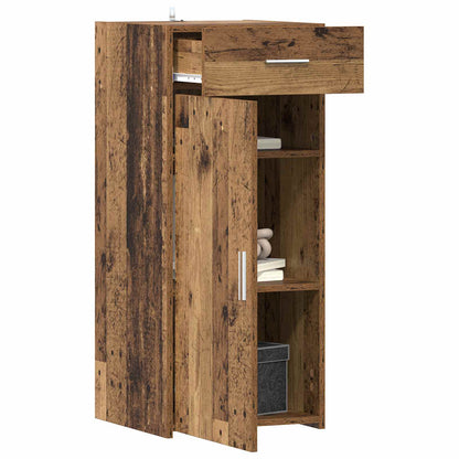 vidaXL Storage Cabinet Old Wood 40 x 42.5 x 93 cm Engineered Wood