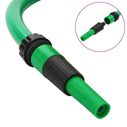 vidaXL Garden Hose 5-Ply Green and Yellow 12 mm 30 m PVC