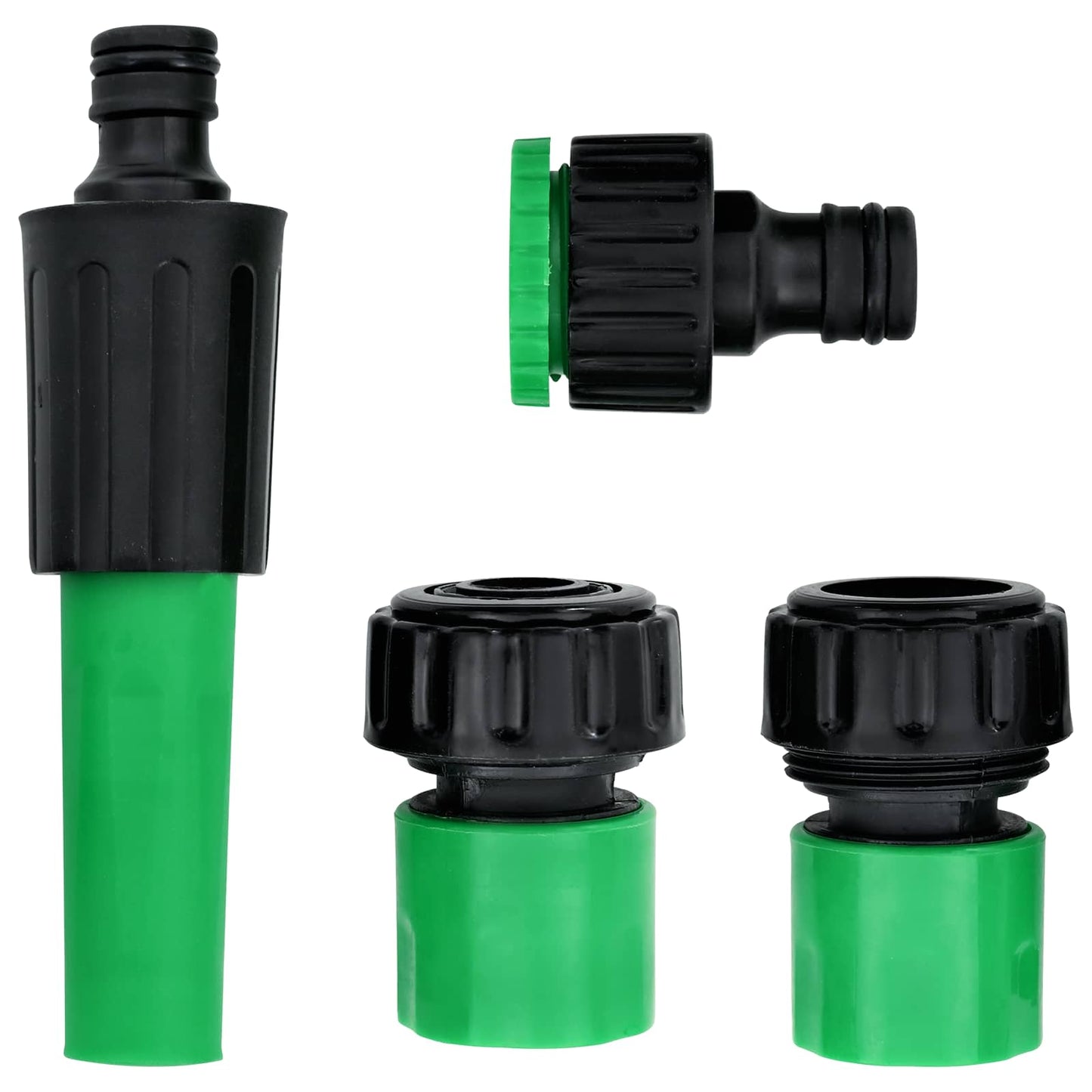 vidaXL Garden Hose 5-Ply Green and Yellow 12 mm 30 m PVC
