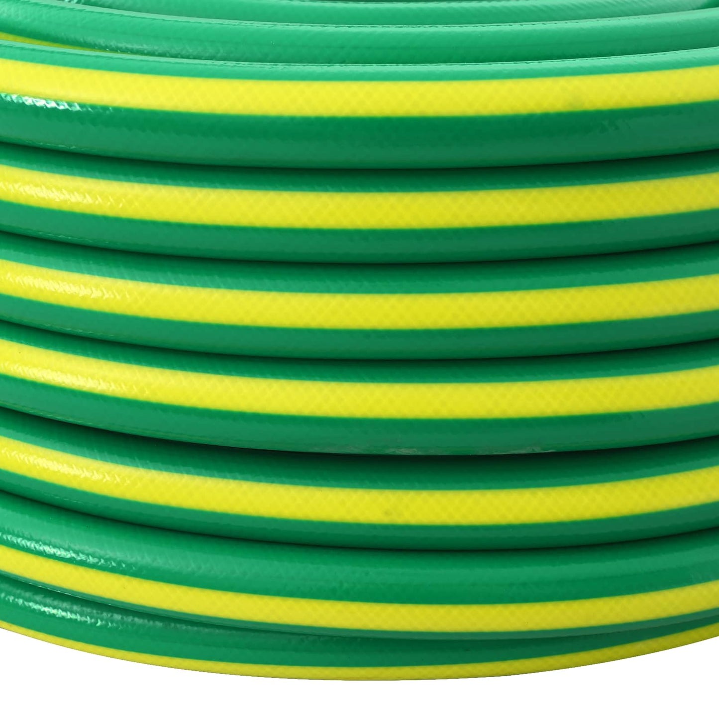 vidaXL Garden Hose 5-Ply Green and Yellow 3 / 4'' 30 m PVC
