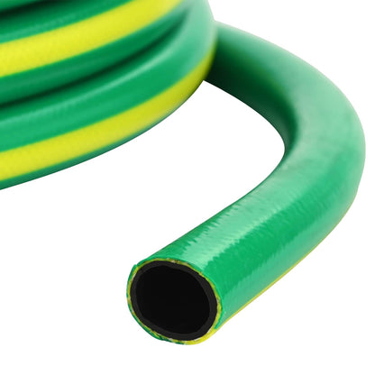 vidaXL Garden Hose 5-Ply Green and Yellow 3 / 4'' 50 m PVC