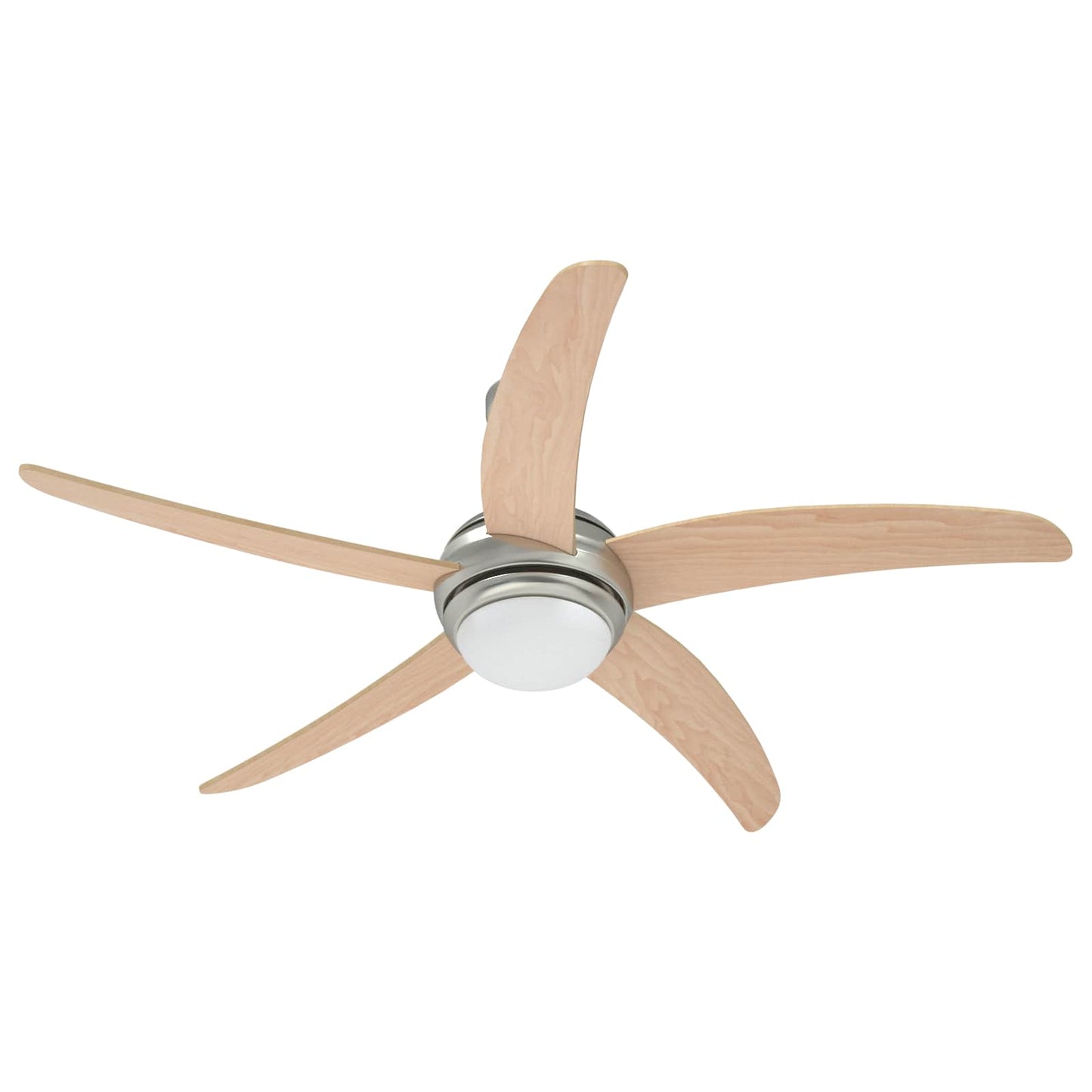 vidaXL Ceiling Fan with Light Ø 130 cm Sonoma
