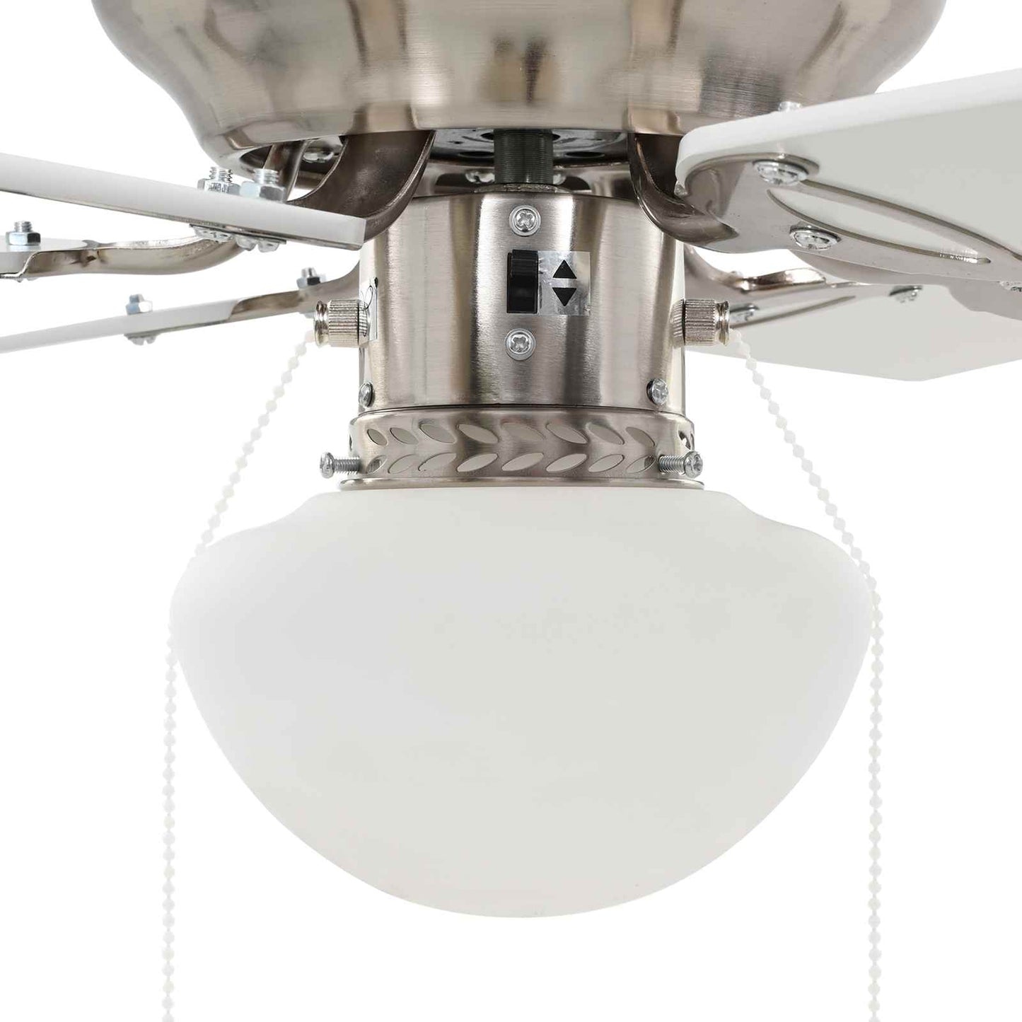 vidaXL Ceiling Fan with Light Ø 82 cm White