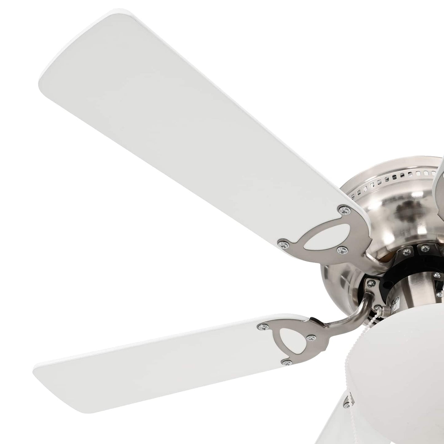 vidaXL Ceiling Fan with Light Ø 82 cm White